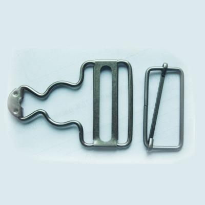 China Hotsale string nickel free buckle for suspender / suspender buckle for sale