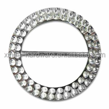 China Chair sash buckle rhinestone crystal buckle for wedding invitations, chair sash buckle for sale