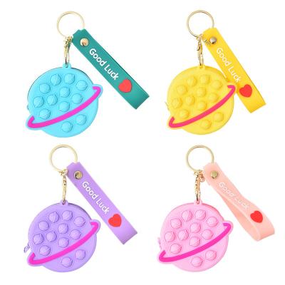 China Newest Cartoon Toys For Children Kawaii Hot Pop Itting Coin Purse With Chain for sale