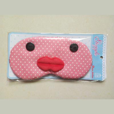 China Fashion Private Label Travel Soft Breathable Custom Cute Cotton Personalized Eye Mask For Sleeping for sale