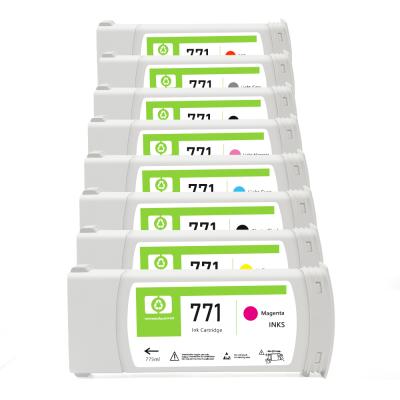 China Re-manufactured Replacement Supercolor 771 Ink Cartridge For HP Z6200 z6600 z6800 Ink Cartridge For HP 771 for sale