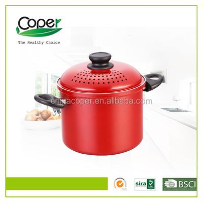 China Metal aluminum pasta pot for sale