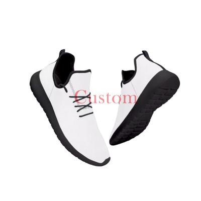 China Custom Cushoining Logo Slip On Walking Mesh Shoes Lightweight Casual Running Sneakers for sale