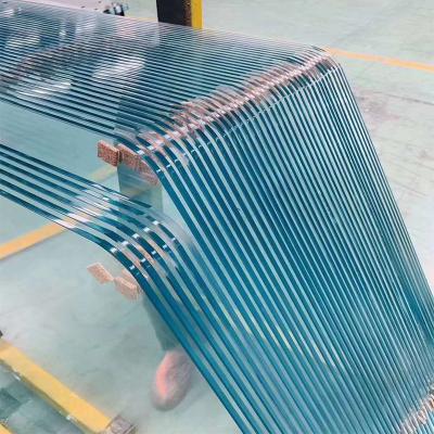 China 6mm 8mm 10mm Low Iron Industrial Curved Flat Tempered Extra Clear Glass For Food Glass Display Cabinet for sale