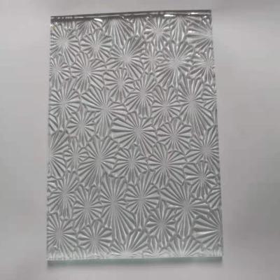 China Modern Customized To Size Clear Patterned Glass for sale