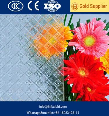 China Decorative Glass 6mm 4mm 5mm Clear Color Patterned Glass With Factory Price for sale