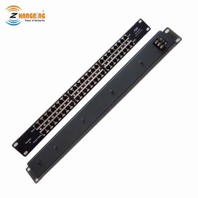 China Work for Passive or 802.3af PoE Port 24 PoE Injector 100Mbps PoE Patch Panel for IP Security Camera IP Webcams Network Intercom VOIP Phone IEEE802.3af Device for sale