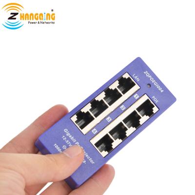 China 24V for Access Point 4 PoE Injector 1000Mbps Left Passive Panel for 48V 24V Devices IP Camera, VOIP Phone, Access Point for sale