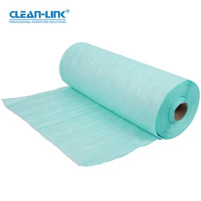 China Air Purified High Quality Medium Efficiency Synthetic Fiber Pocket Filter Media Roll Bag Raw Material Bag Air Filter Roll Media for sale