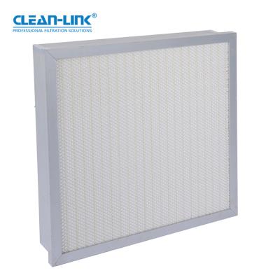 China Hospital Workshop H14 Ahu Air Filter 99.999% Hepa Filter Tank High Efficiency Customized Liquid Filter for sale