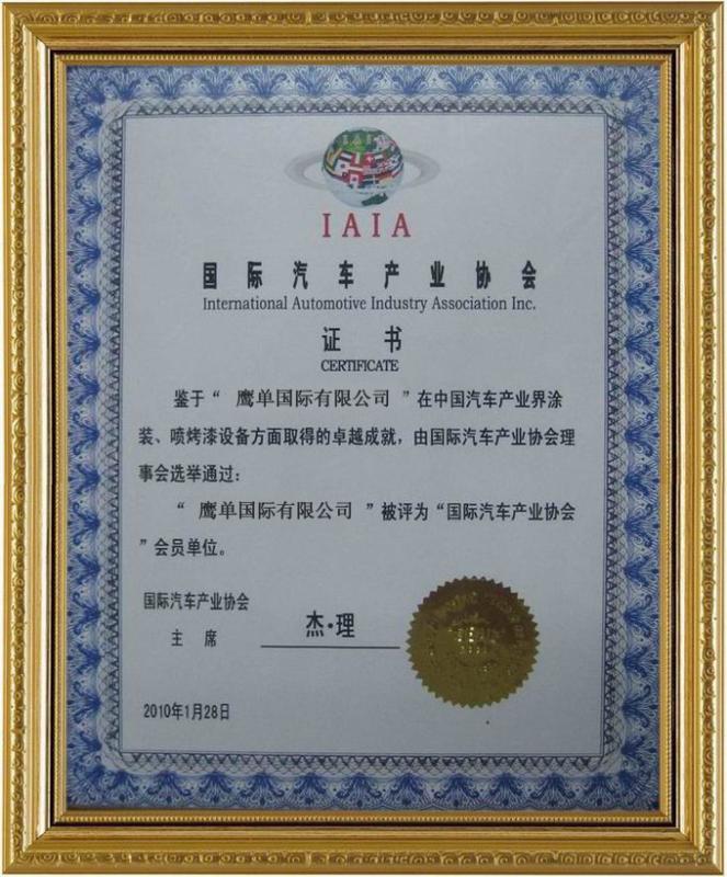 International Automotive Industry  Association Inc.(Chinese) - WINDAN INTERNATIONAL COMPANY LIMITED