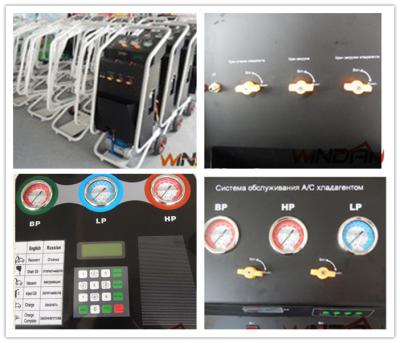 China R134a Charging Machine Auto Refrigerant Recovery Machine with Manual Operation for sale