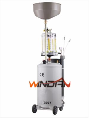 China With A Transparent Cylinder Mobile Pneumatic Oil Extractor Suction 80L Tank Capacity for sale