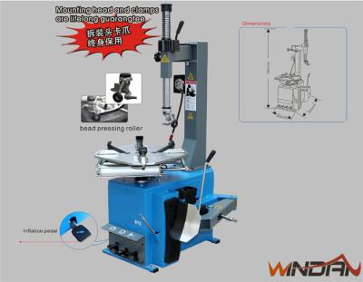 China Alloy Wheels Tire Changer and Balancer With Enlarge 24'' Turntable And Protects Steel Rim for sale