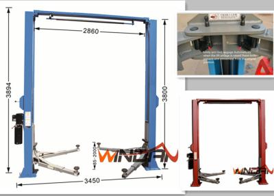 China La elevación hidráulica del coche del estilo de la puerta automotriz Scissor capacidad del lanzamiento manual 4.0T de la elevación en venta