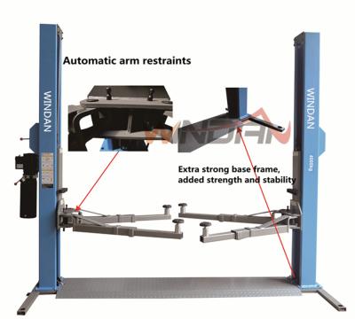 China Eine Seitenposten-hydraulischer Auto-Aufzug-mechanische Freigabe des handbuch-zwei zu verkaufen