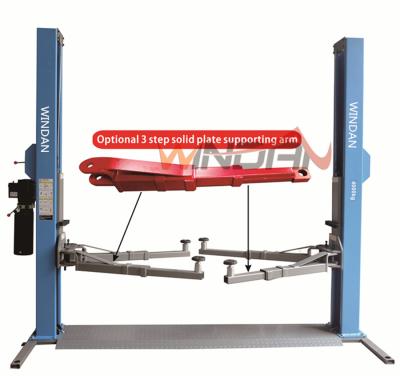 China Base Plate Hydraulic Car Lift 2 Post Hydraulic Auto Lift Mechanical Lock  4T for sale