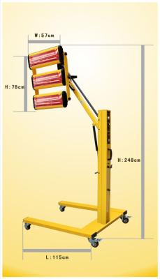 Cina strumenti automatici di riparazione del corpo 3X1100W, materiale di secchezza dell'acciaio inossidabile della lampada 304 della pittura infrarossa in vendita