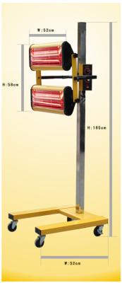 China Shortwave Infrared Curing Lamp With IRA Infrared Shortwave Heating Tubes for sale