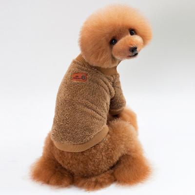 China Stored Extra Warm Soft Fleece Sale Plush Dog Fleece Jacket Winter Soft Pet Wear Hoodie Pet Jacket Clothes for sale