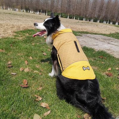 China Sale Pet Dog Jacket Winter Use Durable Warm Reversible Two-Way Dog Jacket Waterproof Pet Jacket Clothes for sale