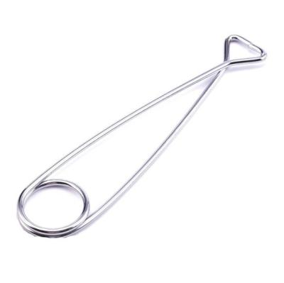 China Corrugated Topone Stainless Steel Mouth Spreader Fish Guide Shaped Hanger For Outdoor Camping Bottle Cup for sale