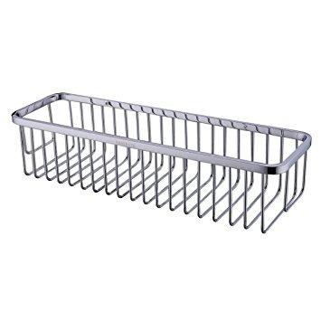 China Hot Selling Corner Wire Stocked Stainless Steel Bathroom Storage Basket for sale