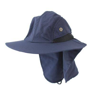 China Anti-sun Wholesale Outdoor Mesh Sunshade Folding Large Brim Mountaineering Bonnie Hat Fishing Bucket Hat for sale