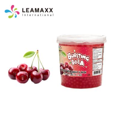 China Hot-selling Bubble Tea Boba Milk Cherry Popping Boba Tea for Taiwan Bubble Tea Wholesale Supplier for sale