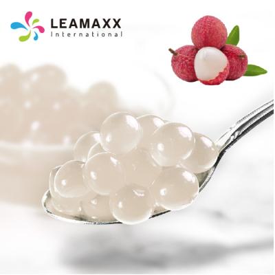 China Hot-selling Bubble Tea Boba Milk Tea Litchi Jumping Boba for Taiwan Bubble Tea Wholesale Supplier for sale