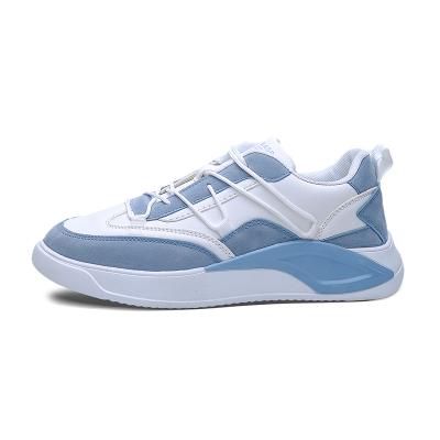 China PVC Hit New Arrival White Sneakers Leather White White Tennis Shoes Sneakers In Navy Blue Shoes For Men Casual New Styles for sale