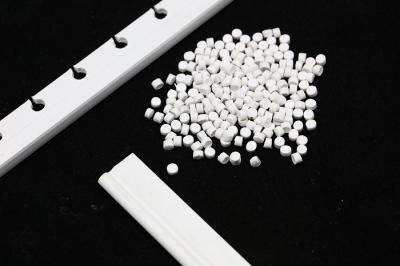 China Hard 1.6g/Cm3 PVC Plastic Pellets Extrusion Profile for sale