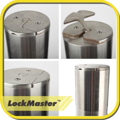 China Cheap Stainless Steel Retractable Bollard Stainless Steel Retractable Bollard With Manual Release Key for sale