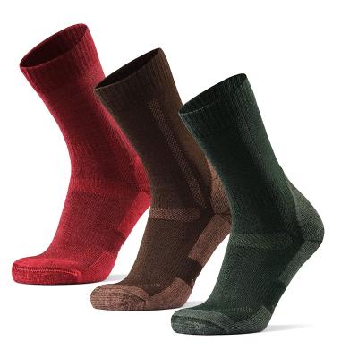 China Sporty Mens Merino Alpaca Wool Socks Cushioned Trekking Work Outdoor Mens Hiking Socks for sale