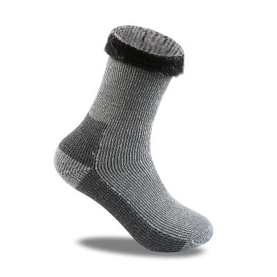 China F&N Men's Merino Wool Breathable Rise Boot Thick Winter Thermal Warm Crew Cushion Boot Work Gift Socks for sale