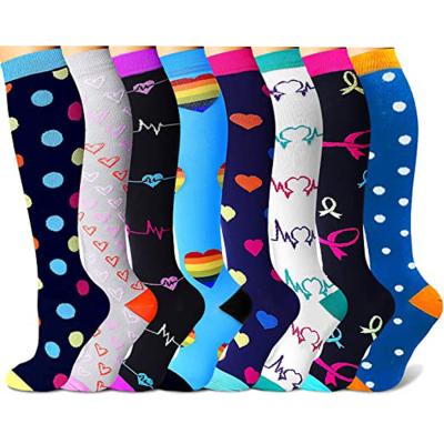 China China Factory High Quality Breathable Compression Socks With Logo Customized Compression Socks Bulk Wholesale for sale