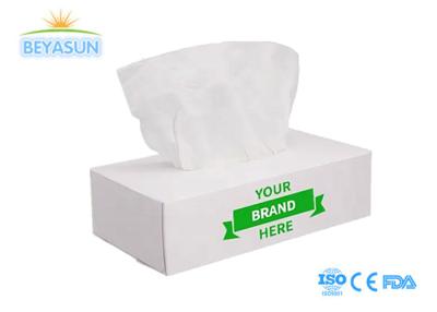 China Caja Blanda Tejido Facial 2 Ply 11GSM 130 hojas Madera Virgen Pulpa Blanca Caja plana Papel de tejido en venta