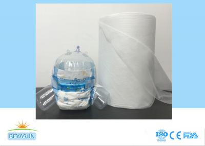 China Plain Style Diaper Raw Material Hydrophilic Non Woven Fabric For Baby Diapers for sale