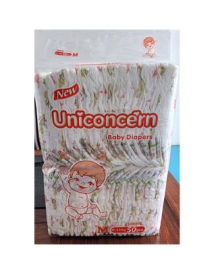 China Afrikanischer Markt Bestseller Johnson Smell Uniconcern Baby Windeln / Windeln Schwindel Windeln Baby Baumwolle Windel mit schneller Lieferung zu verkaufen