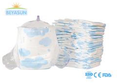 Disposable infant baby diaper producing