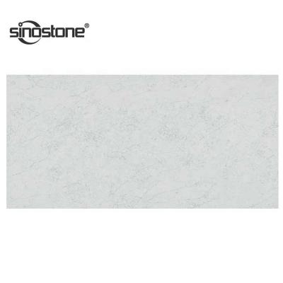 China New Design Supplier Durable White Chinese Wholesale Artificial Quartz Stone Slab For Kitchen Stoves for sale