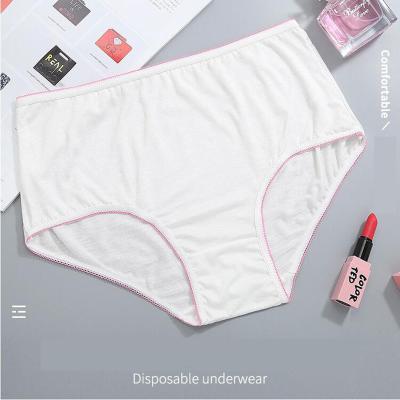 China OEM ODM Of Spa Periods High Quality Cotton Antibacterial Brief Disposable Underwear Womens for sale