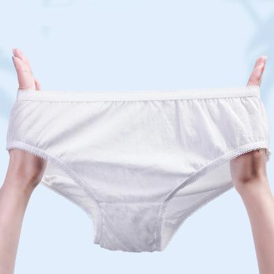 China Antibacterial Women's Panties Cotton For Spa High Quality Disposable Underwear Factory for sale