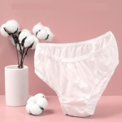 China Pregnant Period Antibacterial Disposable Underwear Plus Size Women Briefs Massage Panties In Stock for sale