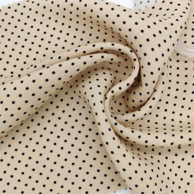 China Wrinkle Resistant Viscose Fabric Woven Moroccan 120D*30S 55%/45% Sand Wash Printed Fabric For Garment for sale