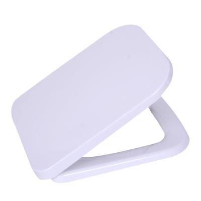 China Modern Duroplast Seat Resin Angel Shield UF Soft Narrow Plastic Hinge Extended Polyresin Bidet UF Toilet Seat for sale