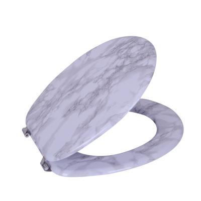 China Modern MDF TOILET SEAT with MARBLE DESIGN for sale