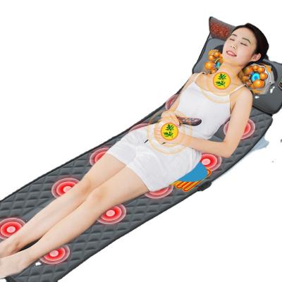 China Adjustable Full Body Mattress Massage Cushion Neck Massager Mattress for sale