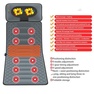 China Good Price Full Body Electric Thai Massage Mattress Back Mat With Heat for sale