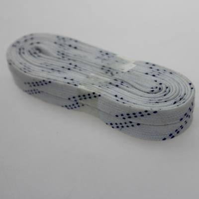 China Flat Waxed Nylon Material hockey laces, skate shoelaces for sale